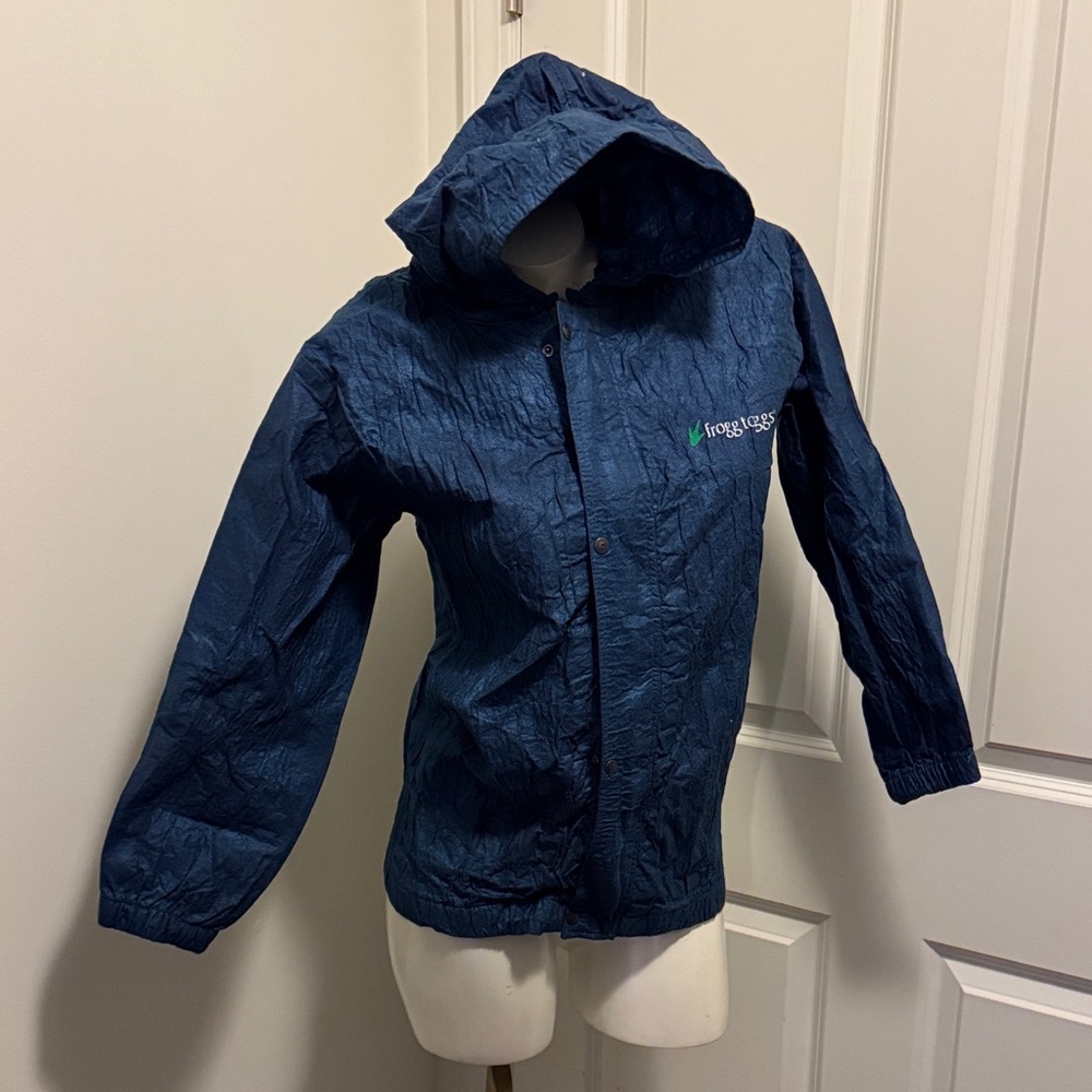 Versatile Blue Hooded Utility Jacket - image 1